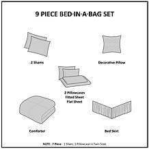 Madison Park Essentials Lafael Comforter and Cotton Sheet Set King
