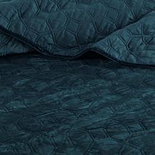 Madison Park Harper Faux Velvet Reversible 3pc Coverlet Set - K/Cal K