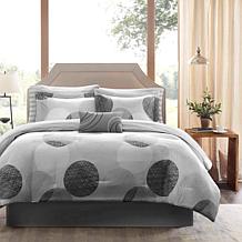 Madison Park Knowles 9pc Bedding Set - King/Gray