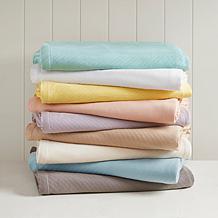 Madison Park Liquid Cotton Pastel Blanket - Full/Queen