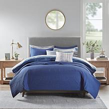 Madison Park Marina 8-pc Seersucker Comforter/Coverlet Set - K/Cal K