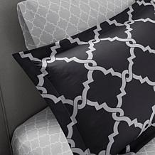 Madison Park Merritt 9pc Bedding Set - Cal King/Black