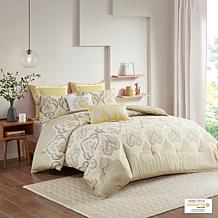 Madison Park Nisha Yellow Comforter Set - King/Cal King