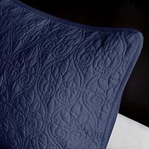 Madison Park Quebec Full/Queen Coverlet Mini Set - Navy