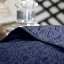 Madison Park Quebec King Quilted Bedspread Set - Navy