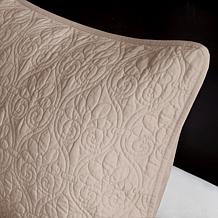 Madison Park Quebec Queen Quilted Bedspread Set - Khaki