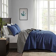 Madison Park Quebec Reversible Coverlet Set - King/Cal King