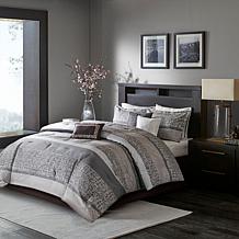 Madison Park Rhapsody 7-Piece Jacquard Comforter Set - Cal King