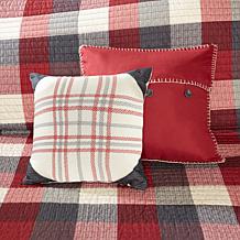 Madison Park Ridge Reversible Herringbone Coverlet Set - Full/Queen