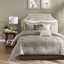 Madison Park Trinity 7-Piece Comforter Set - King/Taupe