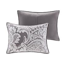 Madison Park Vienna 6-pc Printed Duvet Cover Set - Grey, King/Cal King
