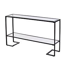 Malston Narrow Metal Console - Black