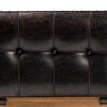 Marelli Faux Leather Upholstered Storage Trunk Ottoman 2-Piece Set