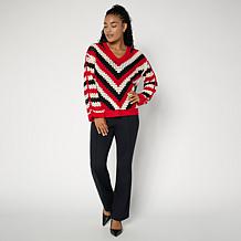 Mark & James by Badgley Mischka Cara Crochet Sweater