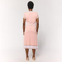 Mark & James by Badgley Mischka Pointelle Sweater Dress