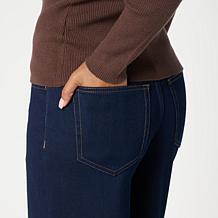 Mark & James by Badgley Mischka Wide Leg Knit Denim Pant