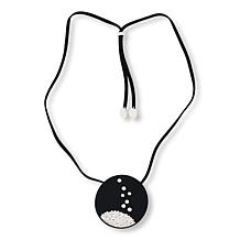 MarlaWynne 36" Pinpoint Adjustable Suede Cord Drop Necklace