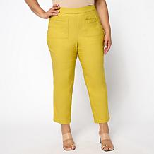 MarlaWynne Polish Flatterfit Patch Pocket Cropped Pant