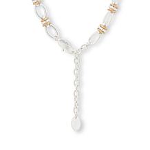 MarlaWynne Two-Tone Cable Chain 24" Necklace