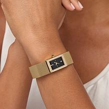 MarlaWynne Women's Pavé Border Bracelet Watch 