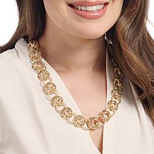 MarlaWynne Woven Link Necklace