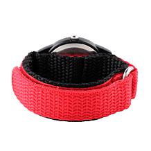 Marvel Spider Man Kids Time Teacher Watch Red Hook and Loop Strap