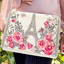Mary Frances Hand-Beaded Crossbody Handbag