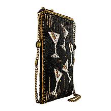 Mary Frances Hand-Beaded Crossbody Mini Handbag