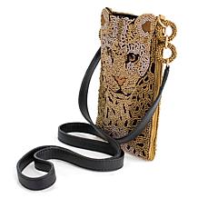 Mary Frances Hand-Beaded Crossbody Phone Bag