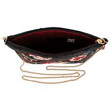 Mary Frances Hand-Beaded Mini Crossbody Handbag