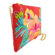 Mary Frances Island Fever Hand-Beaded Crossbody Mini Handbag