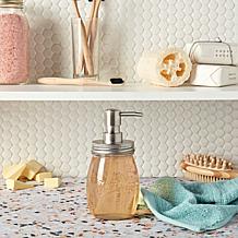 Mason Craft and More 16 oz. Mason Textured Square Soap Pump - Set of 2