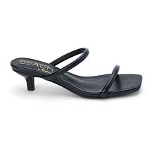 Matisse Two-Band Sandal with Square Toe & Kitten Heel - Jeanne