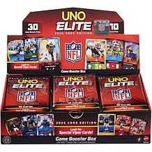 Mattel Games Uno Elite NFL 2025 Core Edition, Booster Box