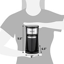 Maxi-Matic Elite Gourmet Coffee Maker Stainless Steel Interior Mug