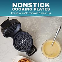 Maxi-Matic Elite Gourmet Flip Belgian 1.25" Waffle Maker, Black