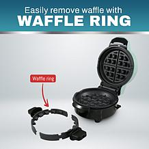 Maxi-Matic Elite Gourmet Fluffy Stuffed Belgian Waffle Maker, Mint