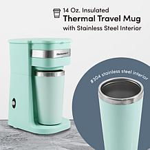 Maxi-Matic Elite Gourmet Personal Coffee Maker w/ Stainless Steel Mug