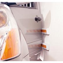 Maxsa Innovations Park Right Car Door & Bumper Guards - Red White