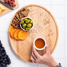 Meg Quinn x Maple Leaf at Home Charcuterie Map Board w/Bonus Recipes
