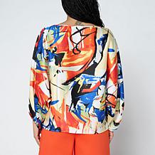 Megan Renee Hammered Satin Top