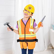 Melissa & Doug Construction Worker Dress-Up Set with Tools & Hard Hat