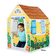 Melissa & Doug Cozy Cottage Fabric Play Tent and Storage Tote