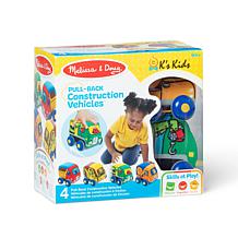 Melissa & Doug K's Kids Pull Back Vehicles 4-Piece Set