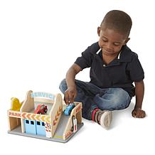 Melissa & Doug Service Station Parking Garage Set