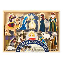 Melissa & Doug Wooden Nativity Set