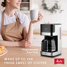 Melitta 10-Cup Drip Coffee Maker with Glass Carafe and Touch Contro...