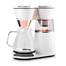 Melitta 12-Cup Luxe Drip Coffee Maker with Revolving Dashboard Copp...