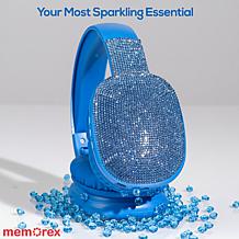 Memorex Faux Diamond-Encrusted Wireless Bluetooth Headphones