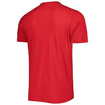 Men's '47 Red Tampa Bay Buccaneers Team Stripe T-Shirt